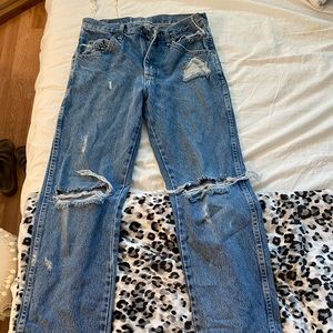 -Wrangler straight leg jeans